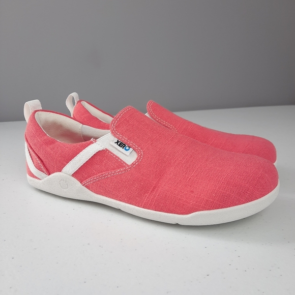 Xero Shoes Shoes - Xero Women's Aptos Geranium Pink Hemp Canvas Slip On Shoes size 8